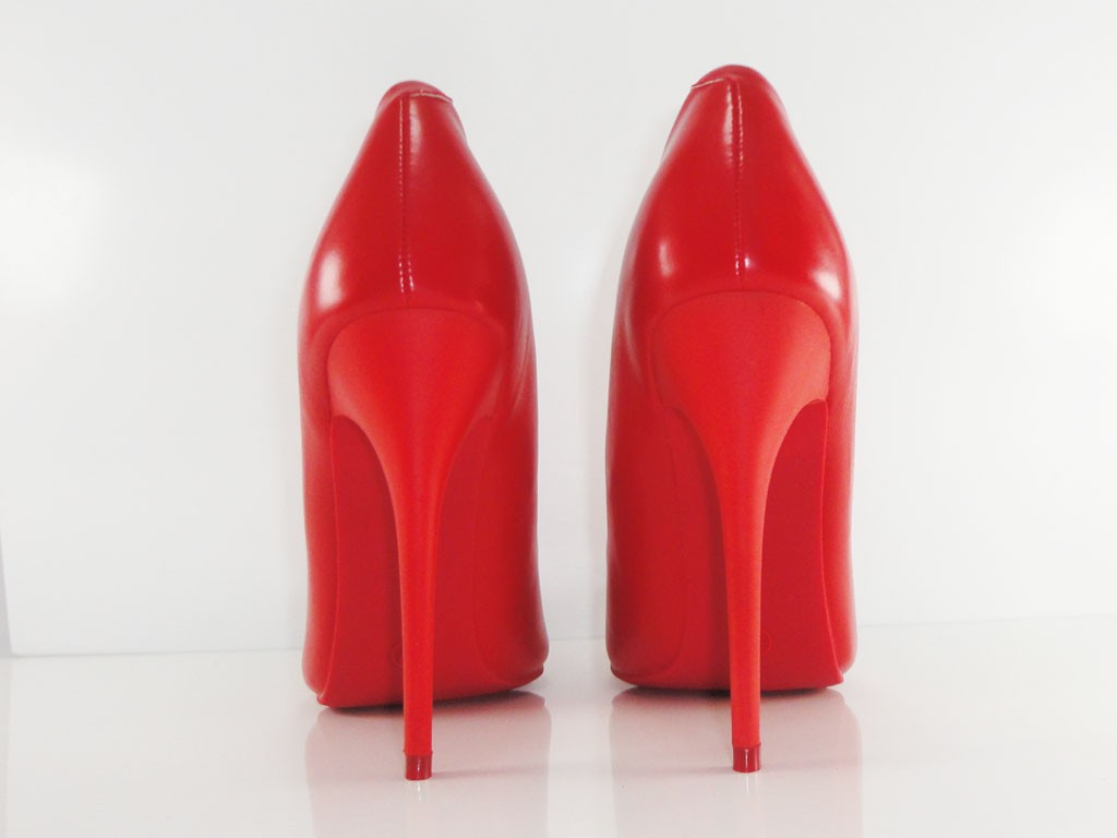 HIGH CLASSIC RED MATT PINS - 3