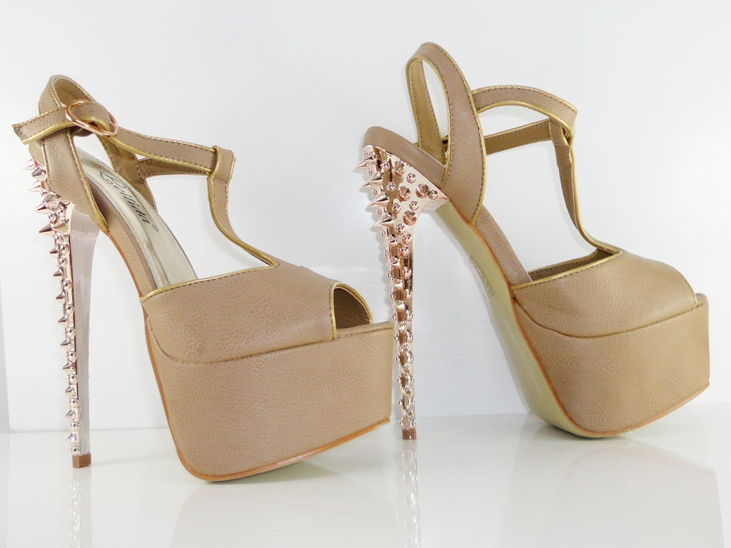 AUGSTI SEKSĪGI SEKSĪGI STILETTOS AR RADZĒM GULTAI - 5