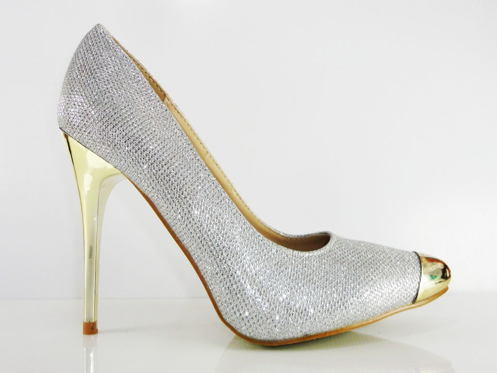 Pinii de ARGINT, PUNCT DE AUR GLITTER - 2