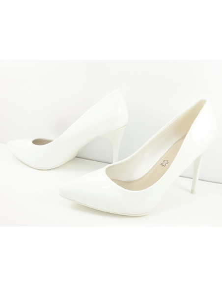 CLASSIC WHITE PAINTED WEDDING PINS  - 5