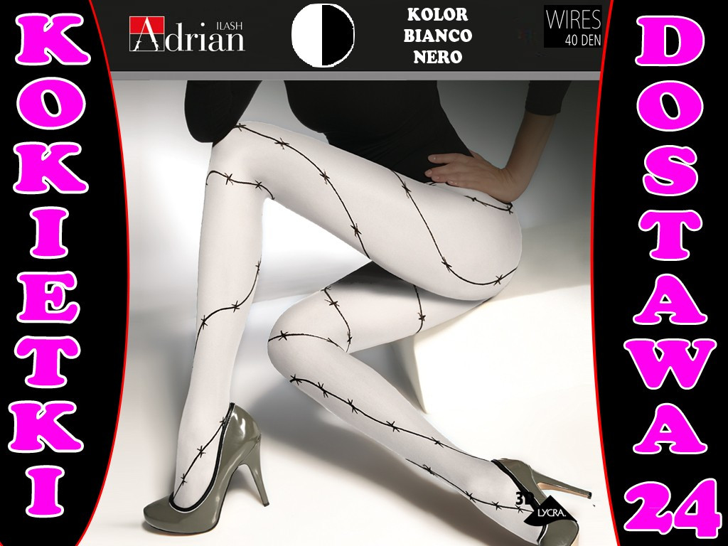 COLLANTS ADRIAN 40 DEN BLANC SEXY - 3