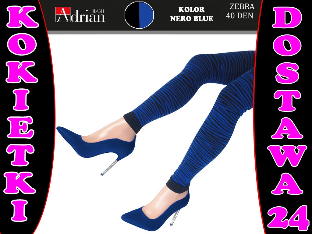 GETRY LEGGINSY ZEBRA 40 DEN ADRIAN