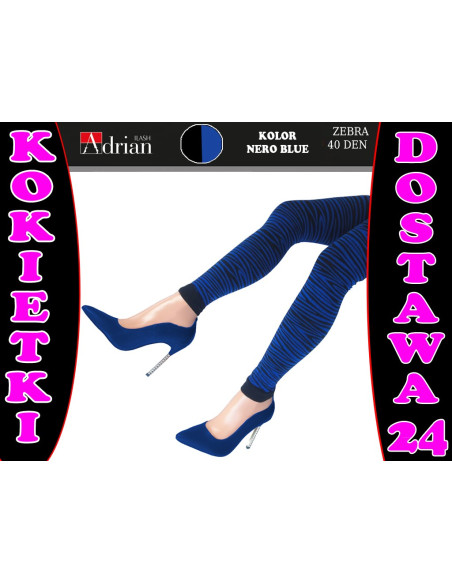 GETRY LEGGINSY ZEBRA 40 DEN ADRIAN
