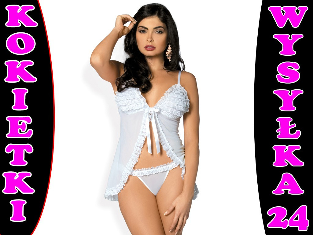 OBSESSIVE FEHÉR BABYDOLL EROTIC PÓLÓ - 2