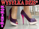 STILETTOS MELNI PUNKTIŅI ROZĀ STILETTOS - 5