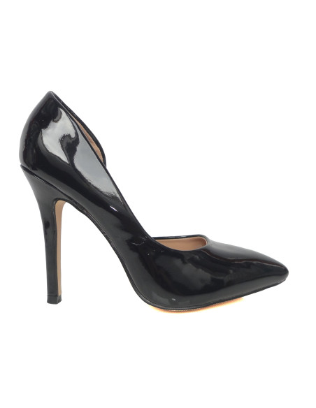 Hohe schwarze klassische Spike-Heels - 1