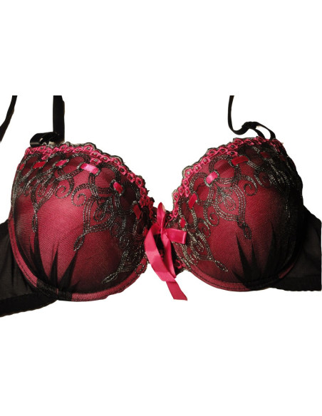 PUSHUP VIOLET RIBBON BRA