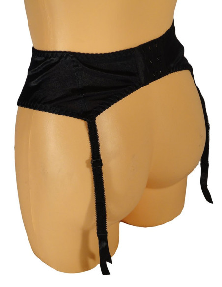 GARTEROVÝ PÁS, LACE SATIN, ČERNÝ - 2