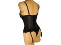 CORSET PROVOCATEUR EN OR NOIR VANESS - 3