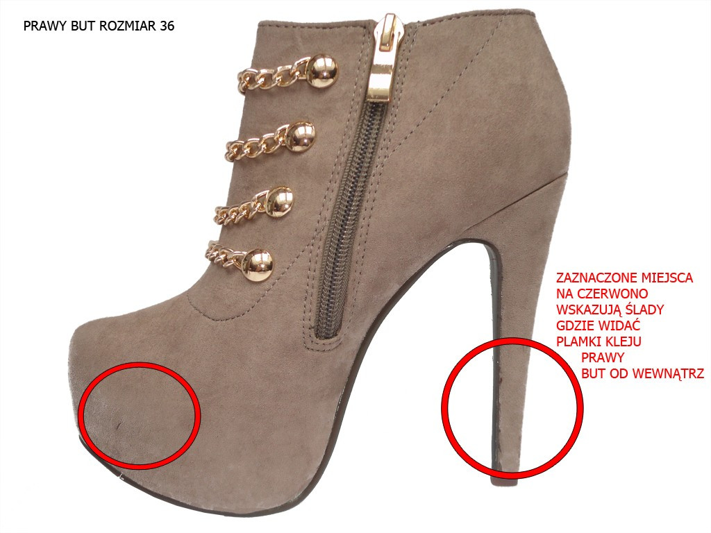 DES BOTTES EN DAIM À ÉPINGLES BEIGES SUR LA PLATEFORME - 6