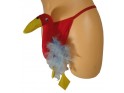 DUCK'S MEN'S THONG WITH FEATHERS - 1