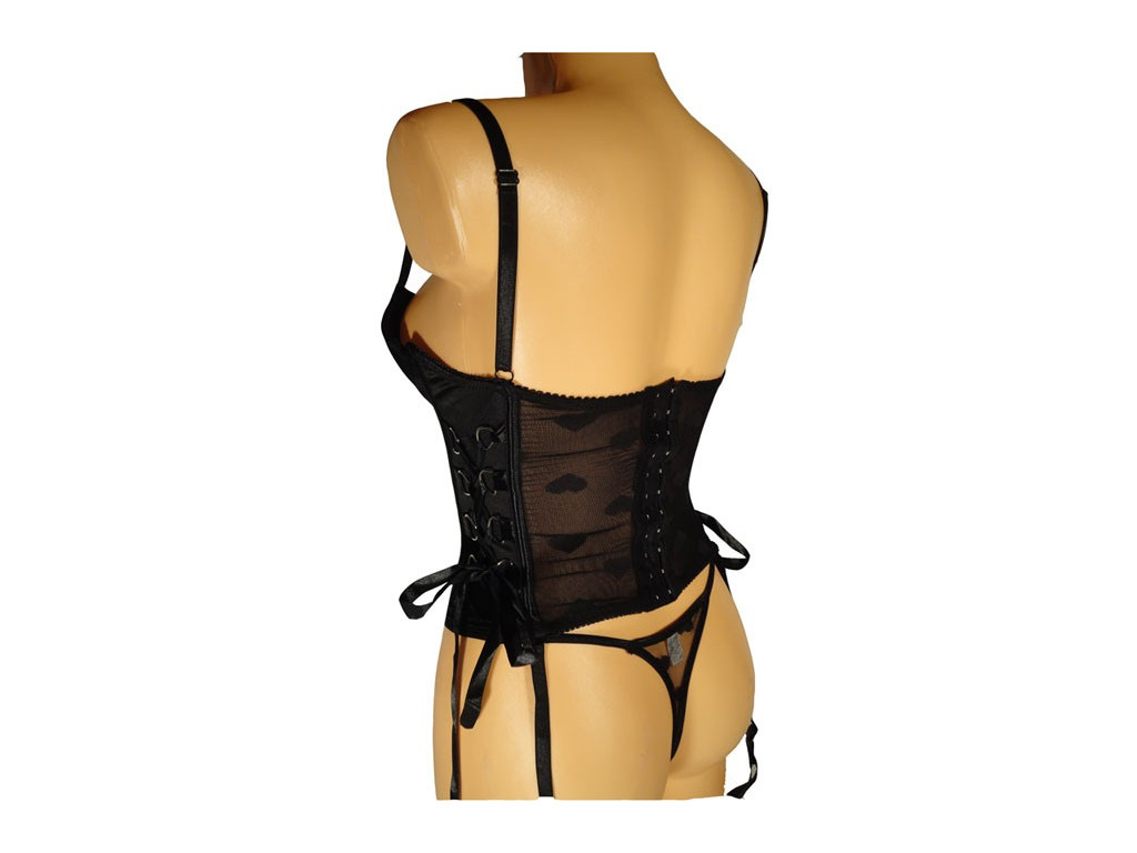 JESSICA SEXY BLACK CORSET - 3