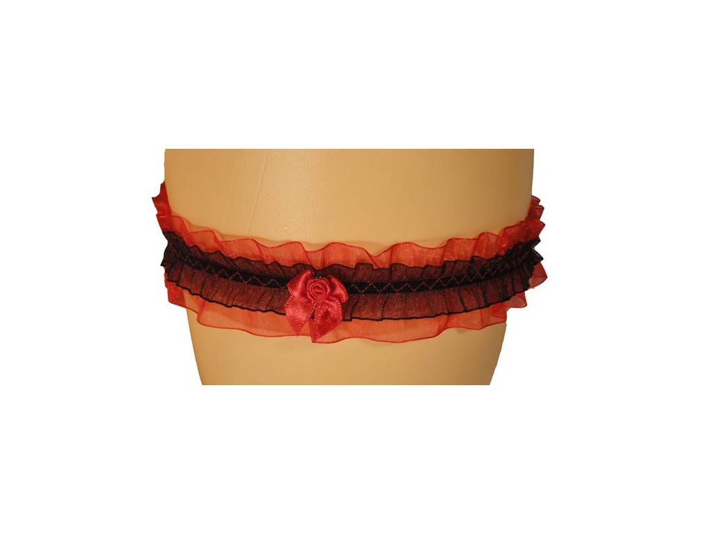 VÖRÖS Esküvői GARTER 18 STKA - 1