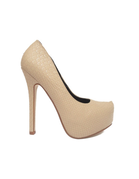 PLATFORMAS STILETTOS BĒŠS MATĒTS - 1