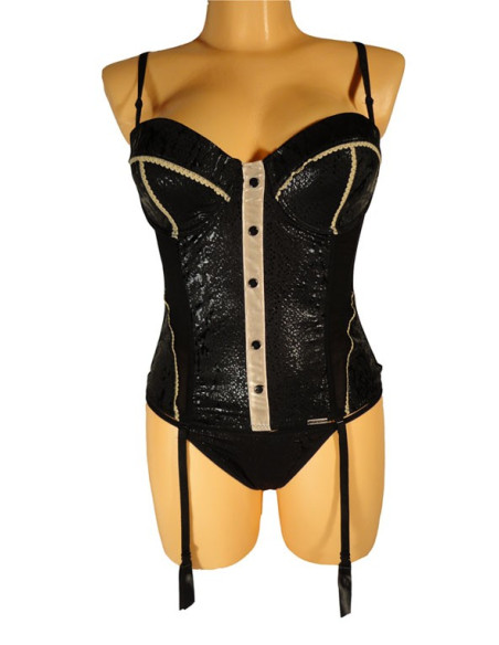 SUZI CORSET BEIGE BRILLANT  - 2