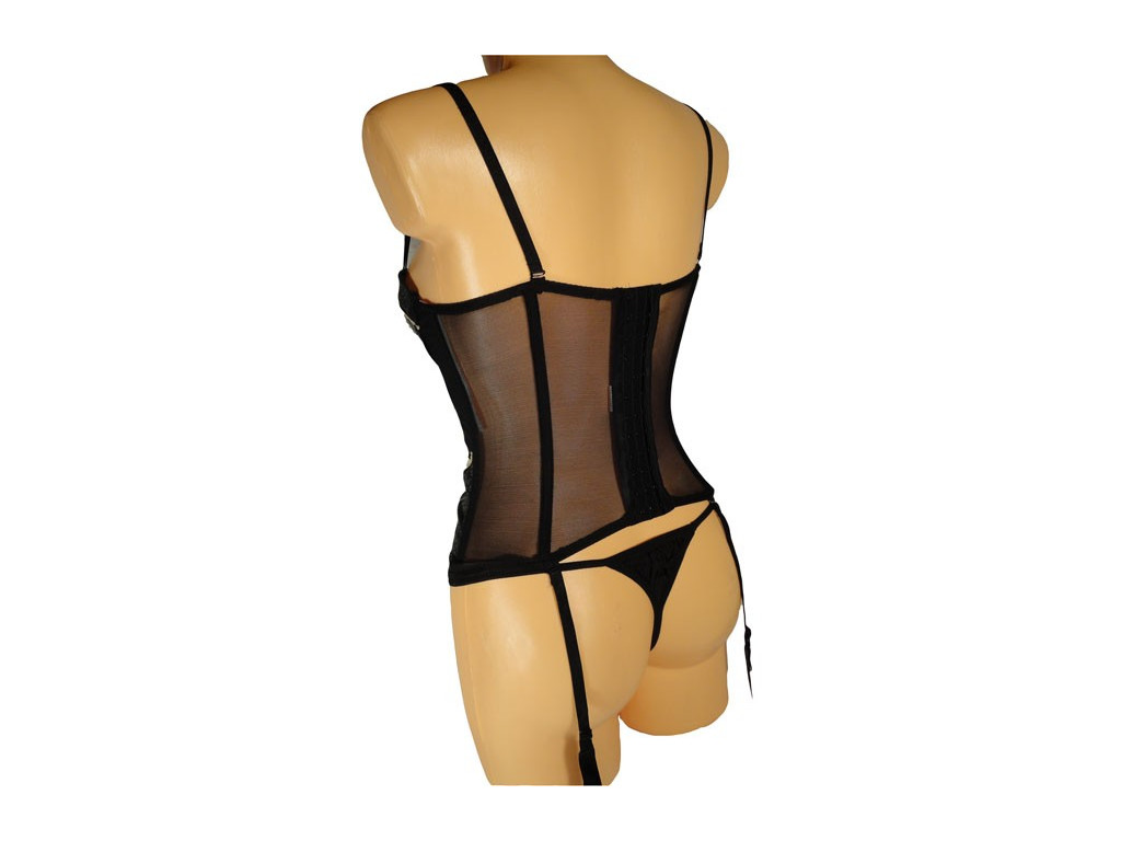 KORZET GLOSSY BEIGE SUZI - 3