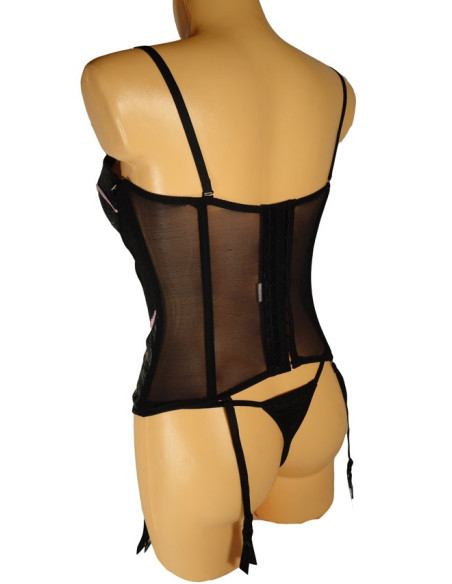 SET DE CORSET ROSE GLOSSY - 3