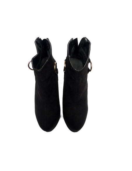 MELNI PLATFORMAS STILETTO ZĀBAKI ZAMŠĀDAS - 5