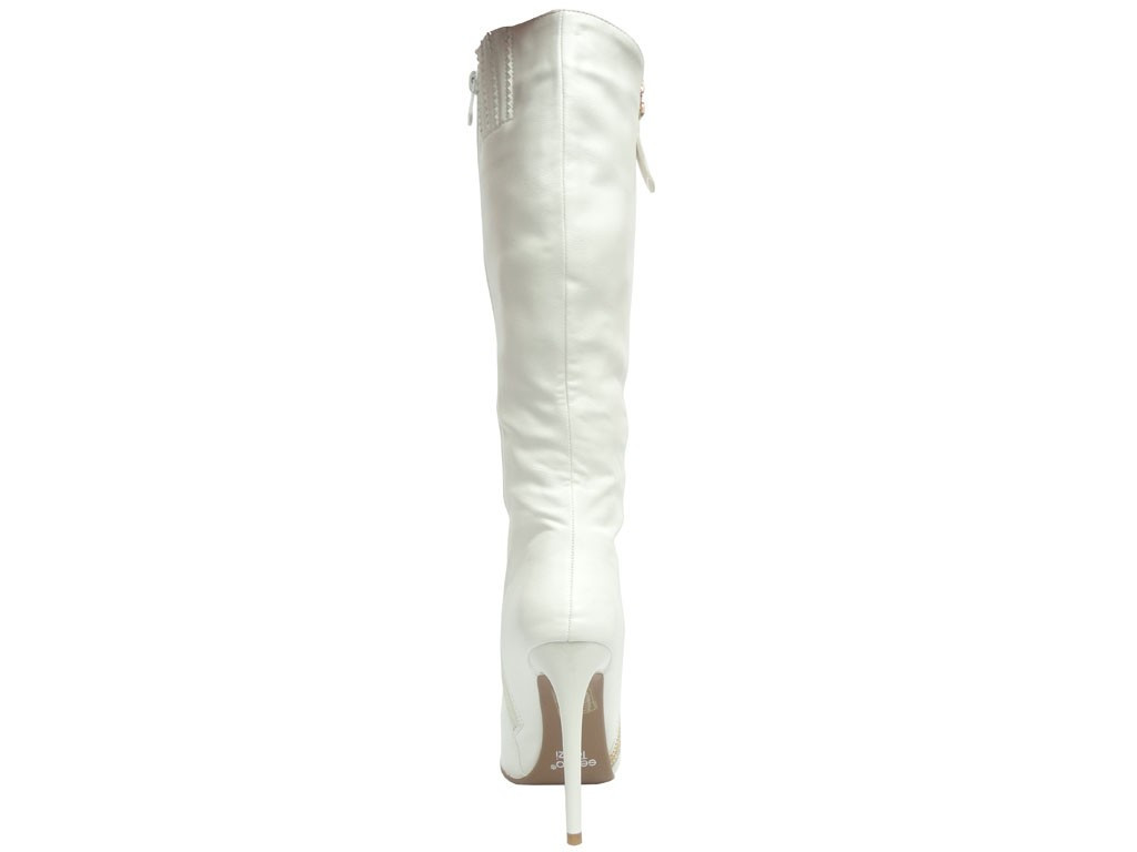 WEIßE PIN-STIEFEL CLASSIC PIN - 4