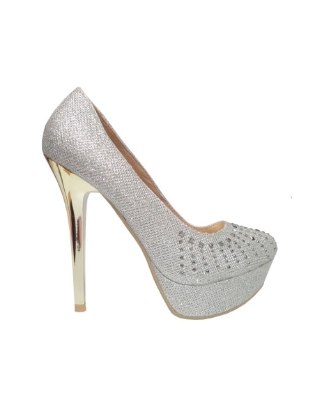 STŘÍBROVÉ PATKY NA GLITTEROVÉ PLATFORMĚ - 1