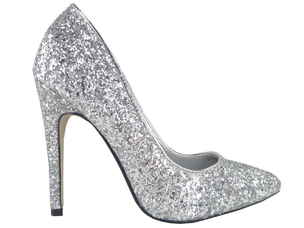 KLASICKÉ STRIEBORNÉ KORIČKY S TIPOM NA GLITTER - 1