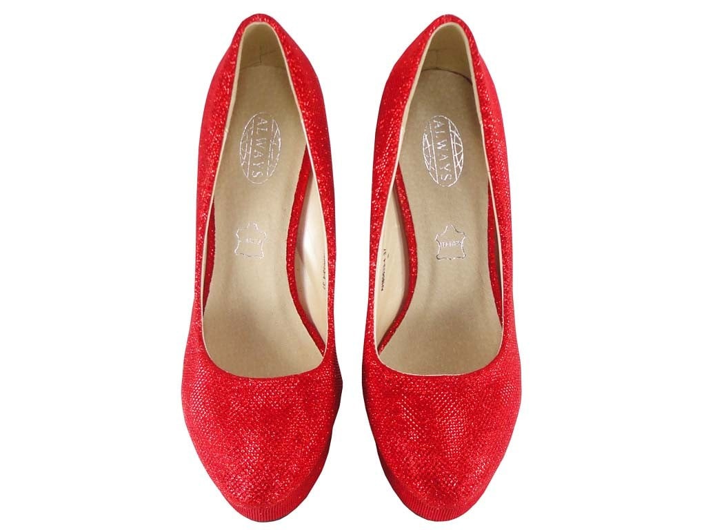 STILETTOS SARKANA SPĪDĪGA PLATFORMA - 4