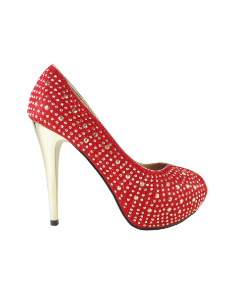 Red pins with studs on the platform - 1