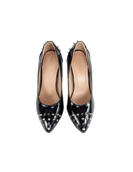Melni stiletto heels kurpes - 2
