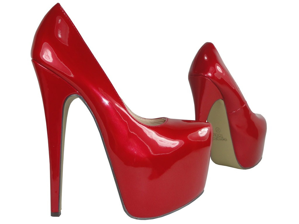 TEMNÁ ČERVENÉ PATY PLATFORMA VYSOKÉ PATY - 2