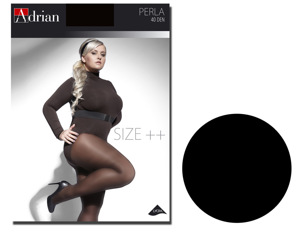 Perla tights plus 40 denier microfiber