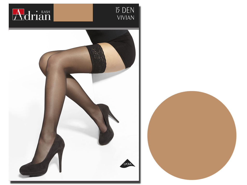 Self-supporting stockings 15 den Vivian Adrian - 10