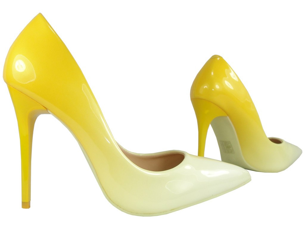 Shaded ombre yellow pins - 3