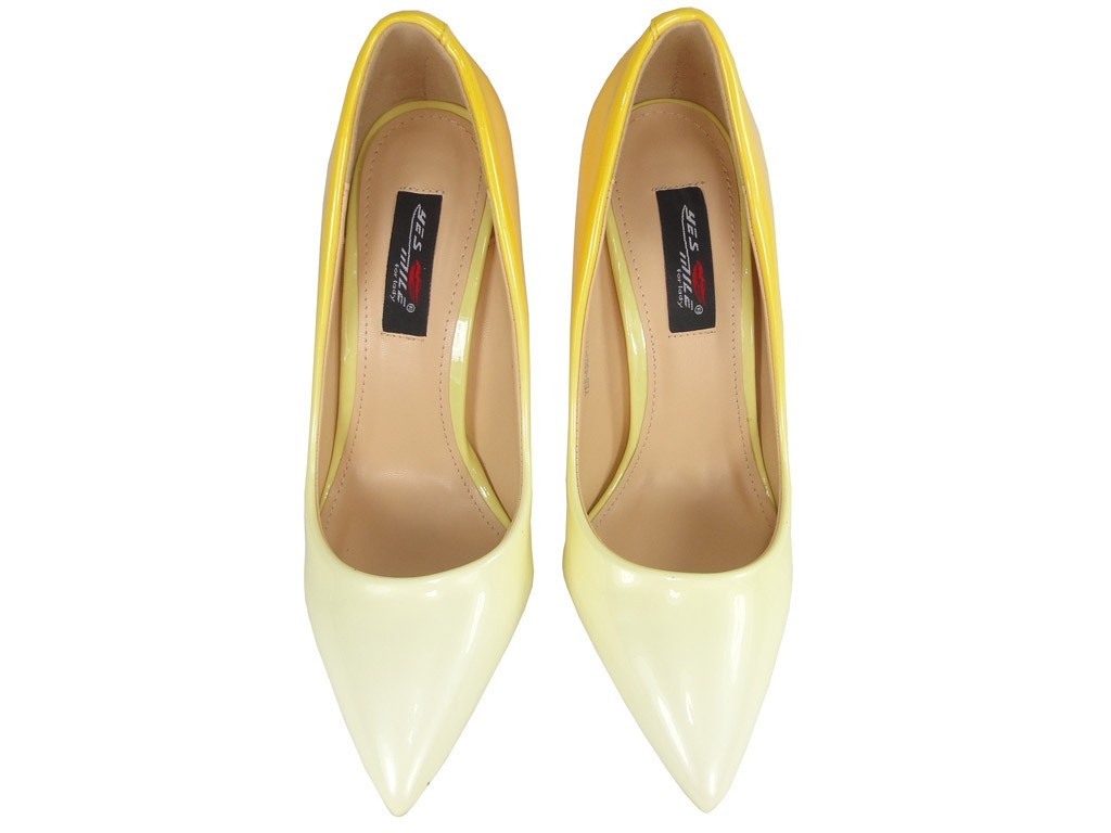 Shaded ombre yellow pins - 2