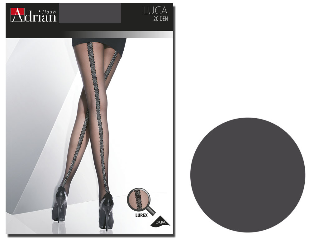 Tights 20 den Luca Adrian suture at the back - 3