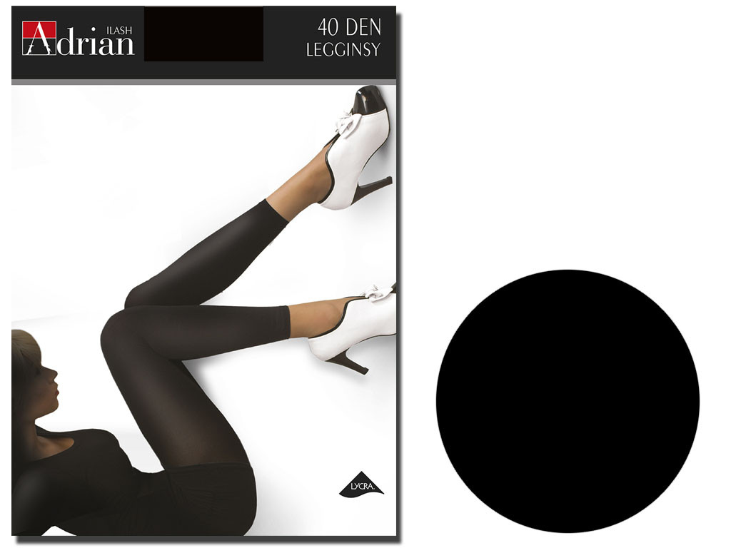 Leggings Adrian 40 fond lisse 3/4 - 4