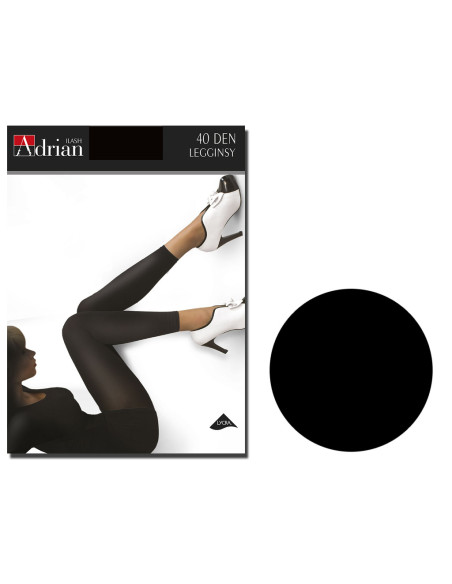 Legingi Adrian 40 den gluda 3/4 - 4