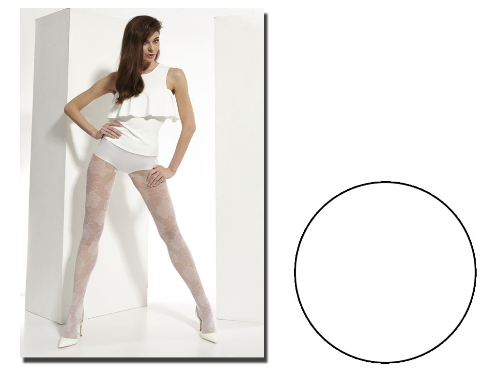 BERBI HOCHZEITSSTRUMPFHOSE 20 DEN WEISS - 3