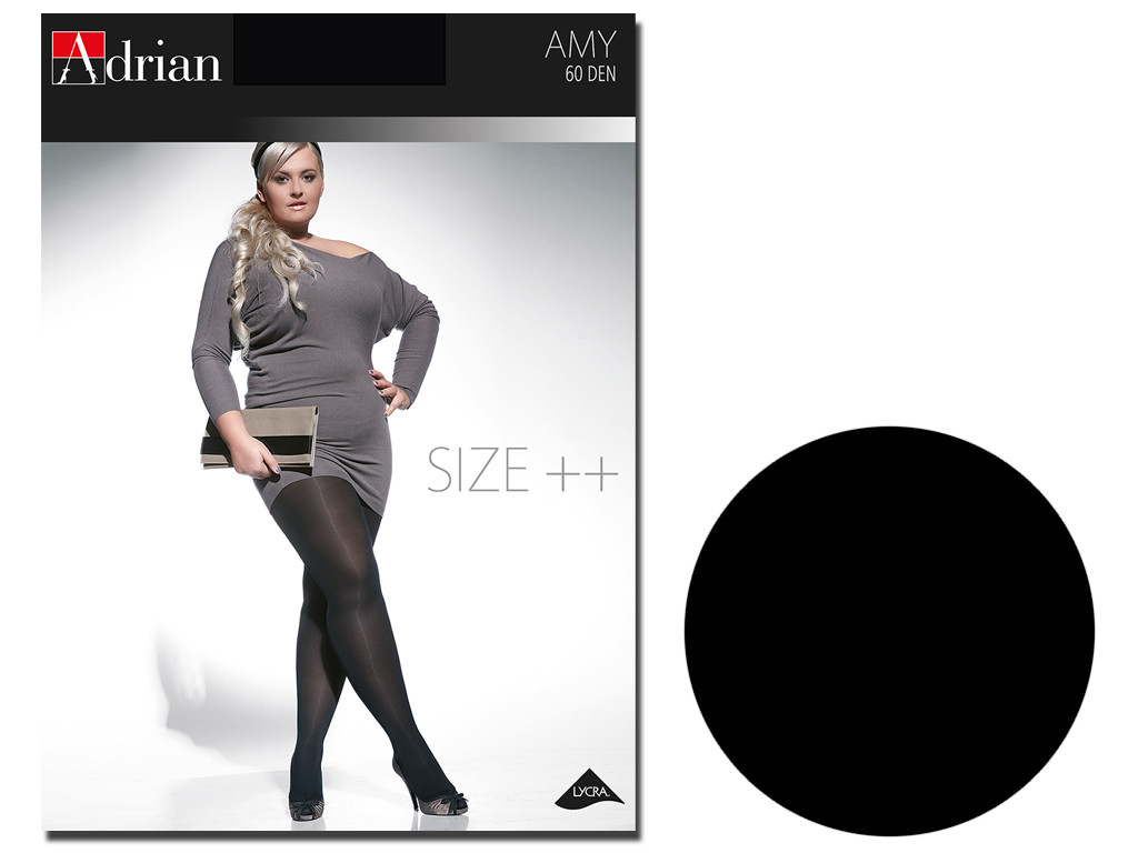 Amy Strumpfhose Adrian 60 den Größe plus - 5