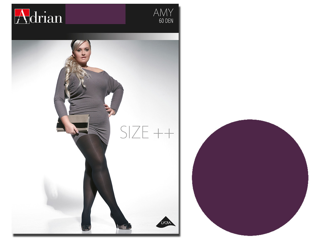 Amy Adrian tights 60 den size plus - 6