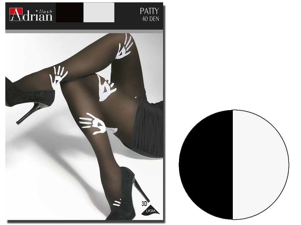Tights 40 den Adrian Patty with pattern - 3