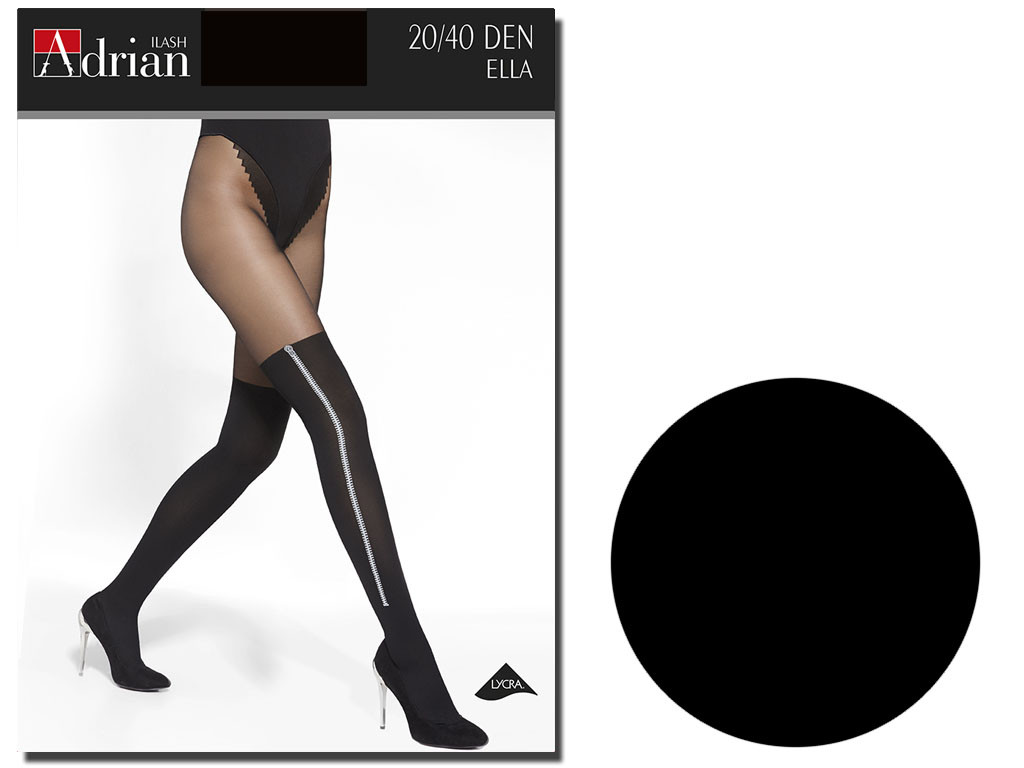 Adrian Ella en collants 40/20 den comme des bas - 3