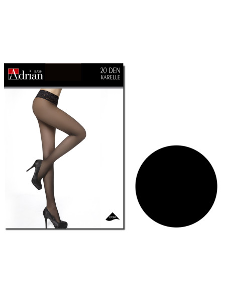 Collants Karelle 20 den Dentelle à taille lisse - 3