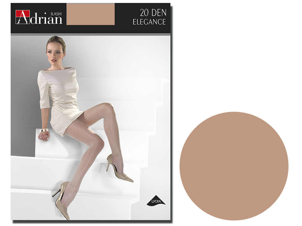Einfarbige, halbmatte Lycra-Strumpfhose 20 den - 7