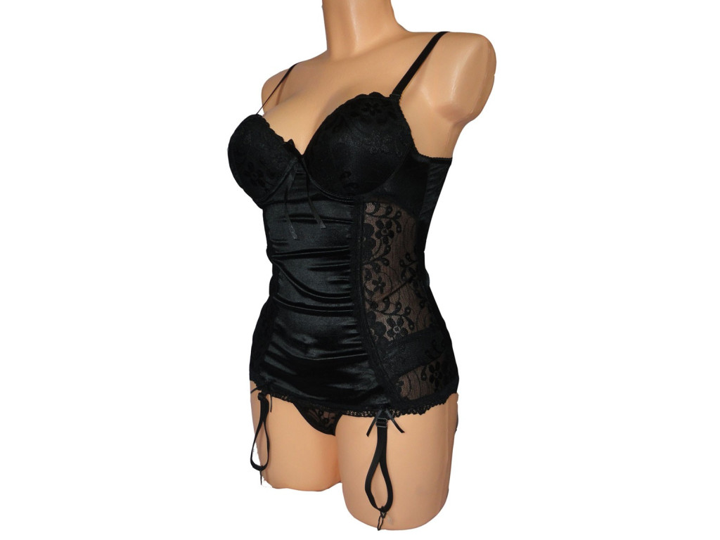 Korzet SUBTLE SEXY TEMPTING BLACK SANDRA - 1