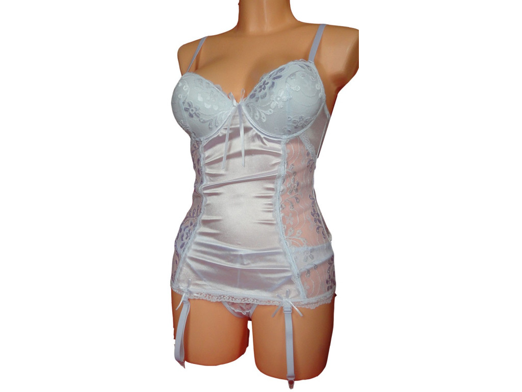 Korzet SUBTLE SEXY TEMPTING WHITE SANDRA - 1