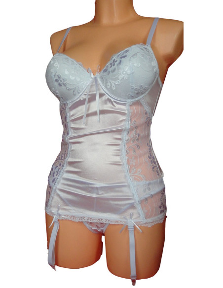 Korzet SUBTLE SEXY TEMPTING WHITE SANDRA - 1