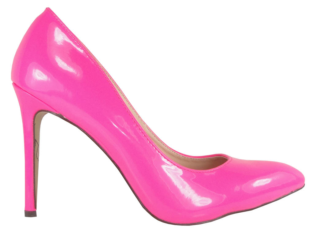 PINK NEON HEELS CLASSIC SPOKE - 1