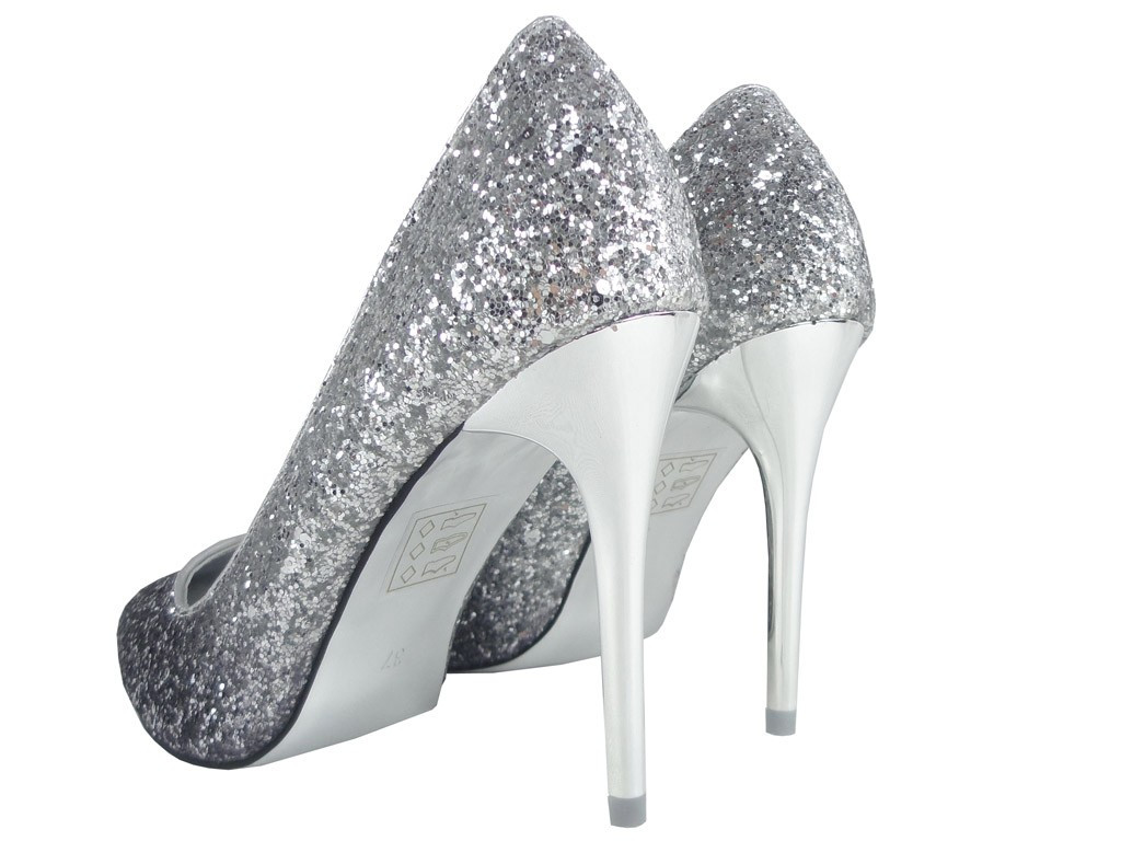 OMBRE SILVER SHADED SHADOW HEELS - 3