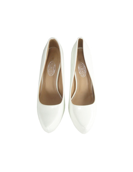 Epingles blanches en laque bottes de mariage navette - 2