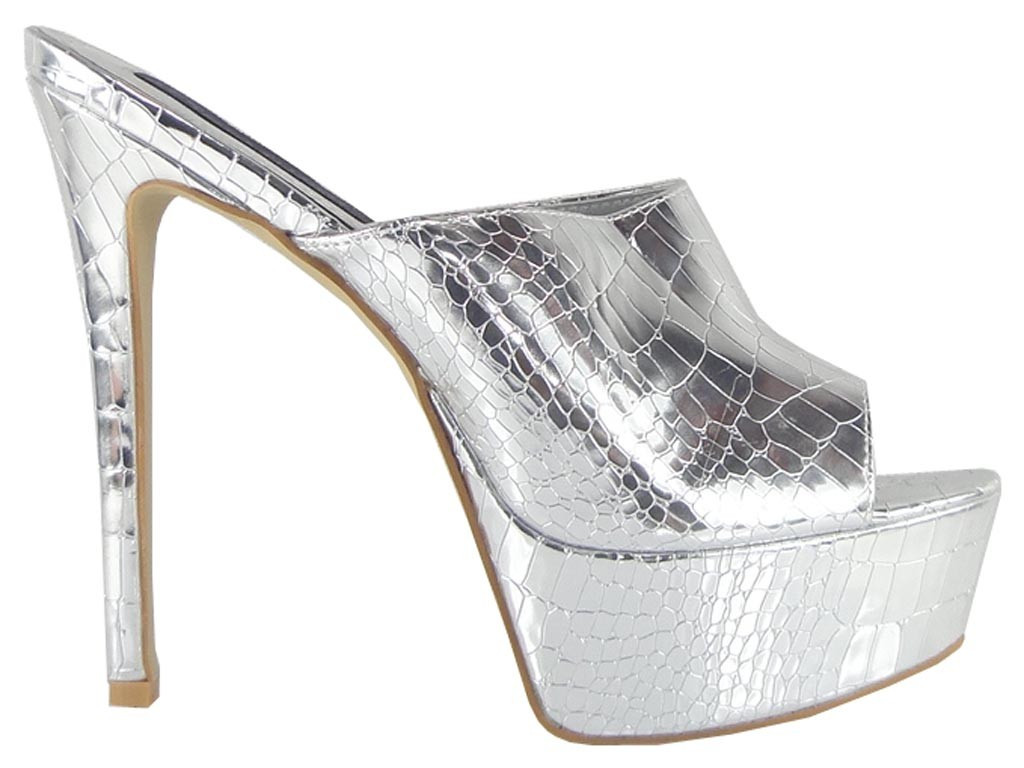 ÎNCĂLȚĂTURI SEXY DE ARGINT ÎN PLATA - 1